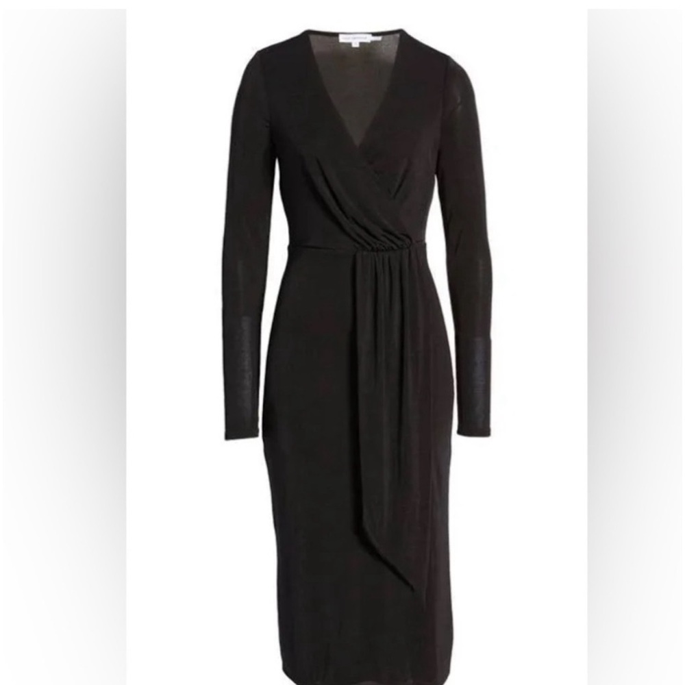 Good American shimmer wrap dress size medium